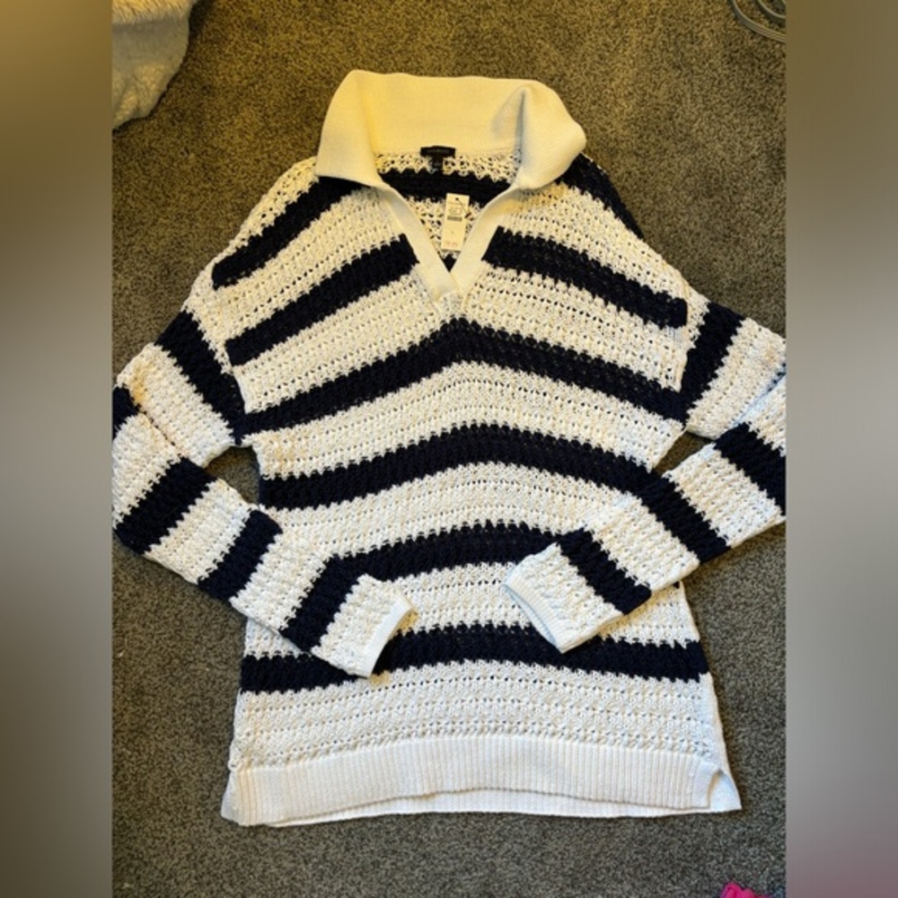 Talbots Nautical Knit Sweater